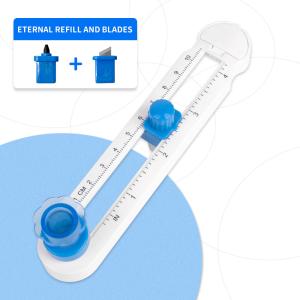 Wholesale Metal Plastic Round Paper Cutter 20cm Diameter for Customized Colorful Scrap Paper from china suppliers