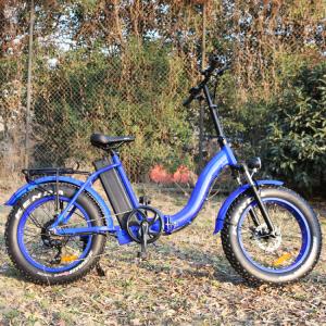 Wholesale Blue Color Beach Electric Bike , Women'S Electric Bicycle Max Speed 30 - 50 Km/H from china suppliers