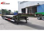 High Capacity Low Loader Semi Trailer, Steel Heavy Duty Low Bed Trailers