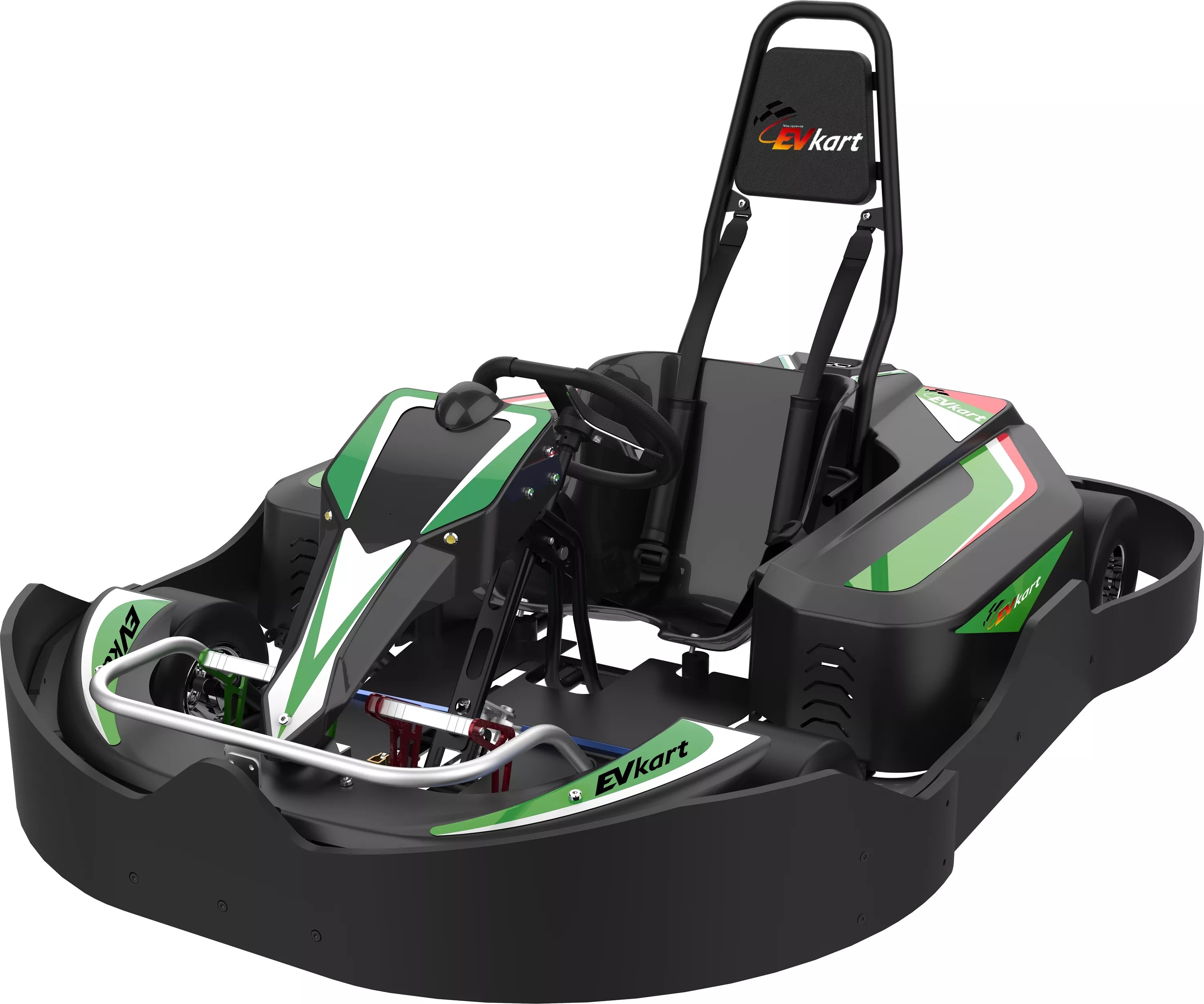 Double Hydraulic Disc Brake Dual Motors Electronic Go Kart Cammus 48V 50Ah