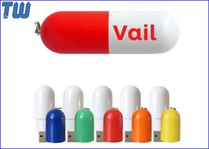 Wholesale Medicine Hospital Promotion 1GB USB Stick Drive Plastic Pill Memory Disk from china suppliers