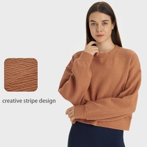 Wholesale Drop Shoulders Women Sports Hoodies Tops Loose Cotton Sweatshirts from china suppliers