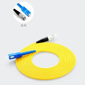Wholesale Singlemode Simplex / Duplex Fiber Optic Patch Cord 2.0mm / 3.0mm from china suppliers