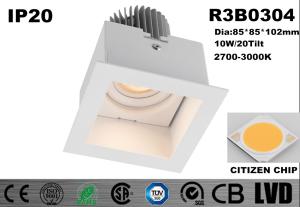Wholesale Square Warm White COB Commercial Led Downlights High Performance Waterproof IP20 from china suppliers