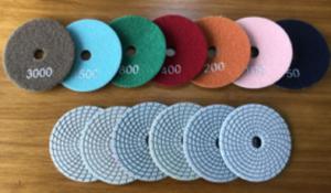 Wholesale 4 Inches Wet Diamond Polishing Pads For Granite , Wet Polishing Tools from china suppliers