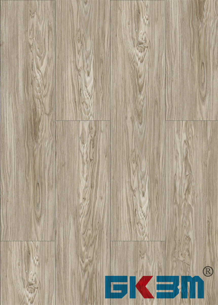 Waterproof Zero Formaldehyde SPC Wood Flooring Brown Walnut Look 6mm DP-W82294-2