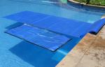 Anti - UV 100um 200um Swimming Pool Solar Cover Blue Color PE Bubble Blanket