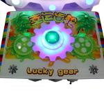 Lucky Gear Lottery Ticket Kids Arcade Coin Game Machine Fiberglass Material