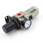 AW Series Air Filter And Regulator , Aluminum Pressure Regulating Filter