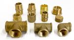 1/4 Inch 1/2" 3/4 Brass Pipe Fittings Female Hexagon Head Forged 3 Way Equal