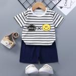 New Summer Shorts Short Sleeve Children's Outfit Sets Cartoon Printing Toddler