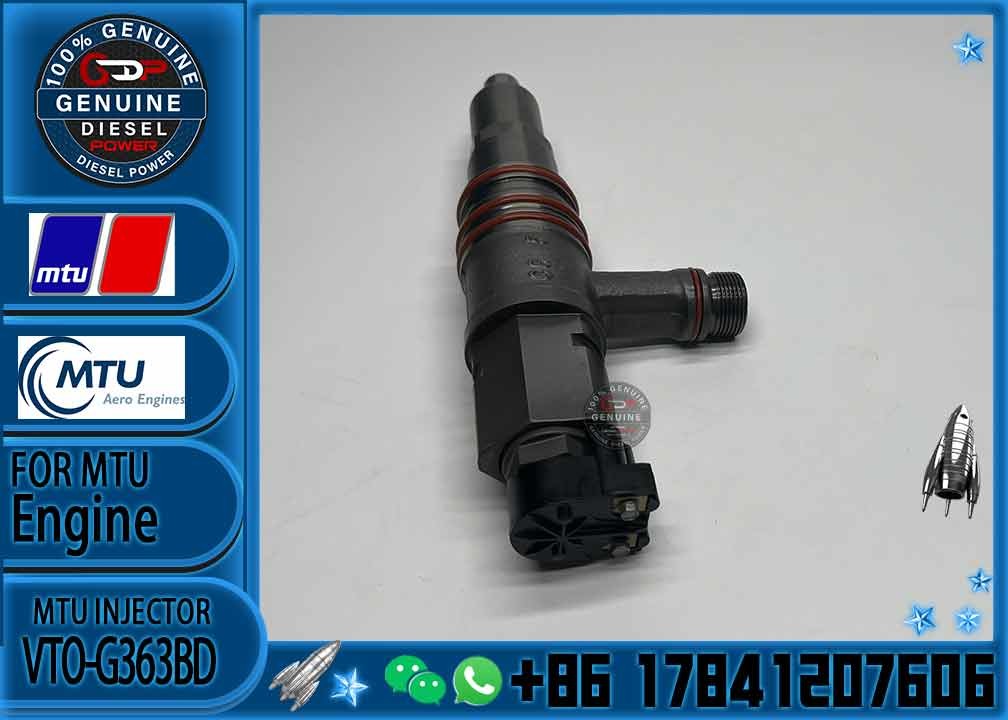 Diesel Engine RX52407500042 Common Rail Fuel Injector 23526589 VTO-G363BD For DDC/MTU 4000