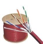 Pure Copper Conductor Cat 6a Shielded Cable 1000ft For Home And Office