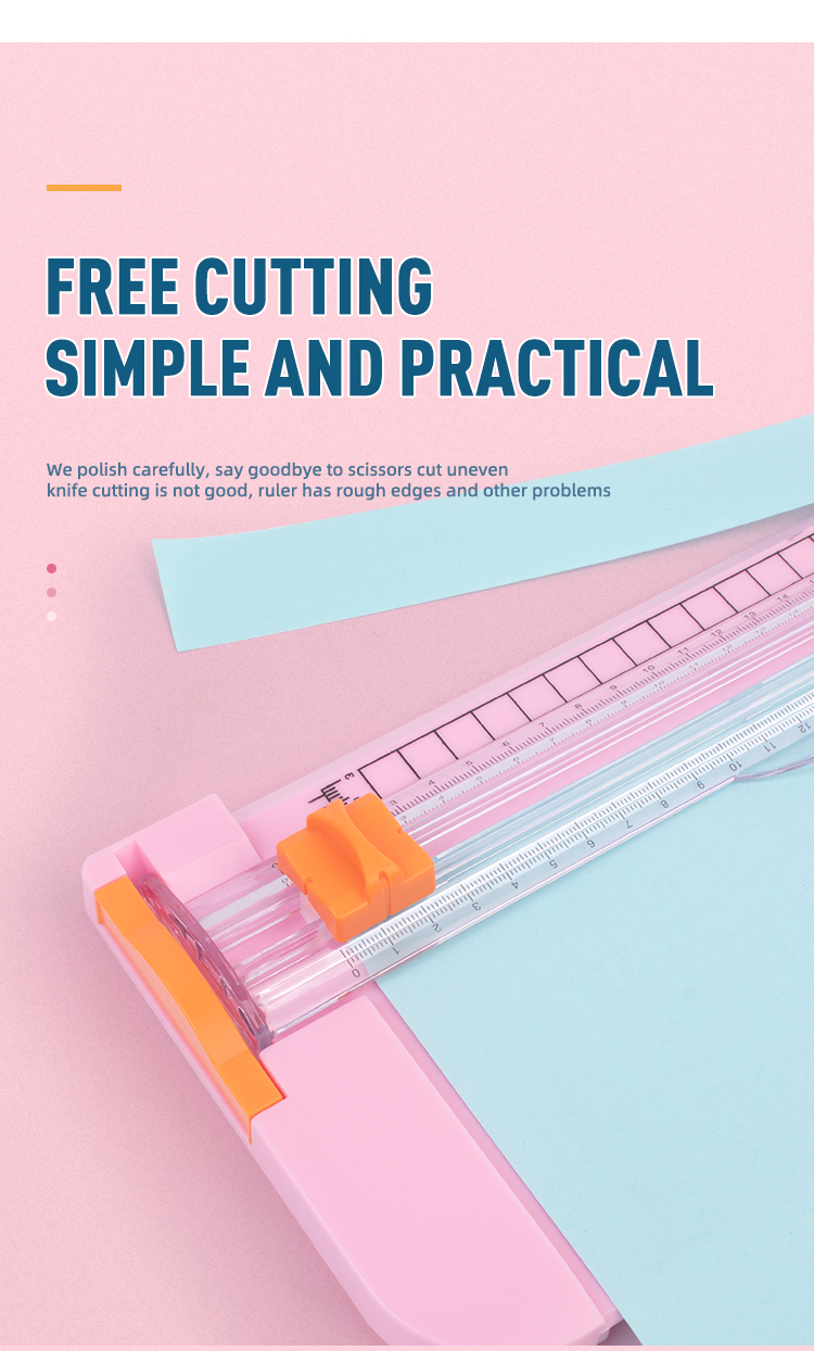 12 Inch Mini Slide Paper Trimmer with Folding Ruler Cutting size A4 12" 380*150*35mm