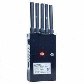 Wholesale WIFI bluetooth jammers | 5 Bands Handheld 3G Cell Phone Jammer, GPS Jammer, Wifi Jammer from china suppliers