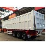 12 Tire Number Rear Truck Trailer Durable Tri-Axle Dump Trailer for Construction