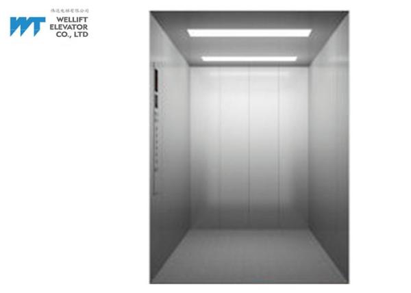 Capacity 1600KG Freight Lift Elevator Without Machine Room Car Dimension W1500