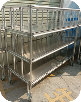 Corrosion-Resistant Trolleys and Good Adaptability Steel Pipe Production Line for Your Needs