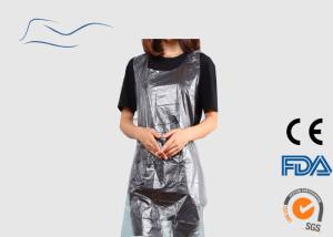 Wholesale 10G Water Resistant Apron , Belt On Waist Disposable White Plastic Aprons from china suppliers