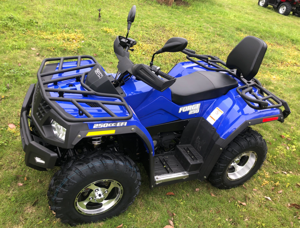 1000W Single-cylinder Water-cooled Engine Two-drive Chain Drive Hisun 250cc ATV with 1