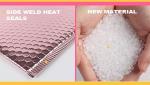 Custom Printed Colorful Air Padded Bubble Mailers Shipping Package Rose Gold