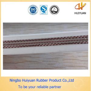 Wholesale Foodstuff White Conveyor Rubber Belt used for conveying eating salt from china suppliers