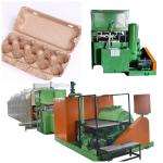 Egg Tray Forming Machine Small Capacity 2colors Aluminum Molds 75kg/H