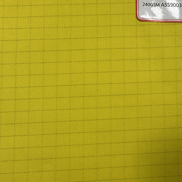 CVC60/40 Antistatic Fabric 21+AX16+A 128X60 Mesh Electronics Work Fabric