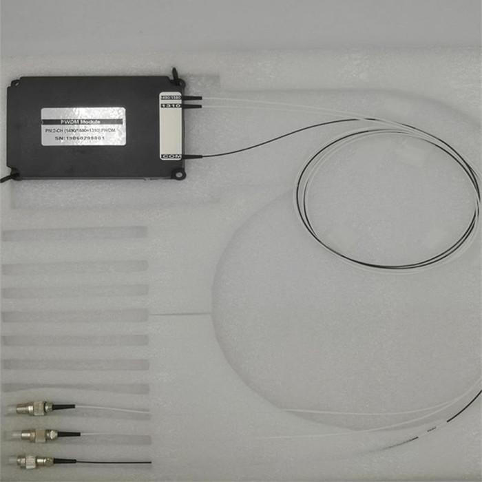 1X2 1490/1580 Optical WDM Module FWDM Module High Insolation