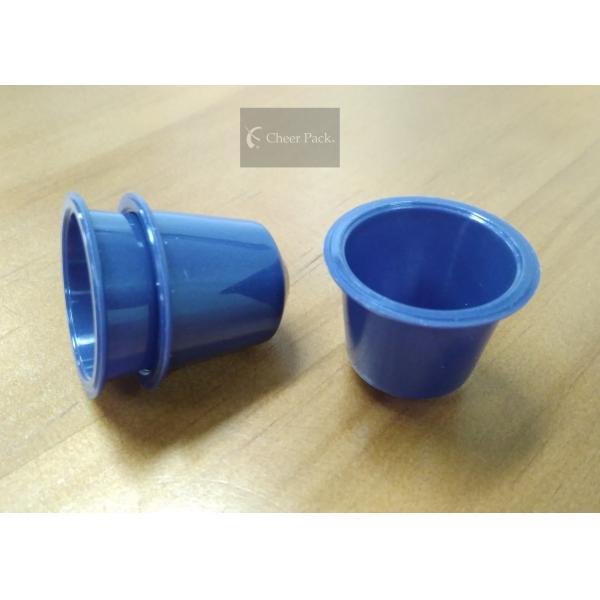 Food Grade Plastic 8 Gram Instant Coffee Capsules For Chinese Tea , Blue Color