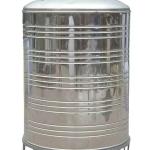 Stainless Steel 304 316 Cylindrical Water Storage Tanks For 1000 Liter Portable