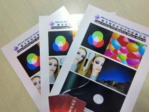 Wholesale A4,A3+ 0.40mm Inkjet Printable PVC Sheets for inkjet printer from china suppliers