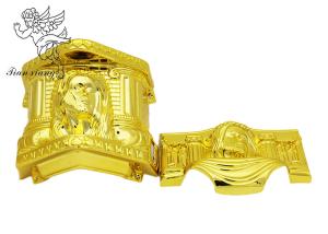 Wholesale American Style Coffin Accessories , Casket Corner Plastic Coffin Fittings With Iron Tubesv from china suppliers