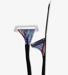 300V Rated Voltage Black Copper Conductor Material LVDS Cable for Speed Data