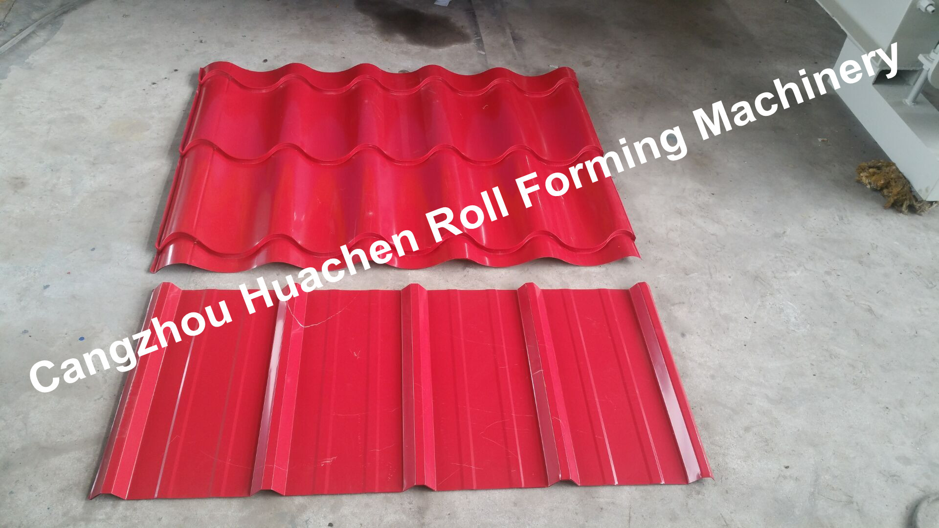 CE Two Profile Panel Double Layer Roll Forming Machine High Speed
