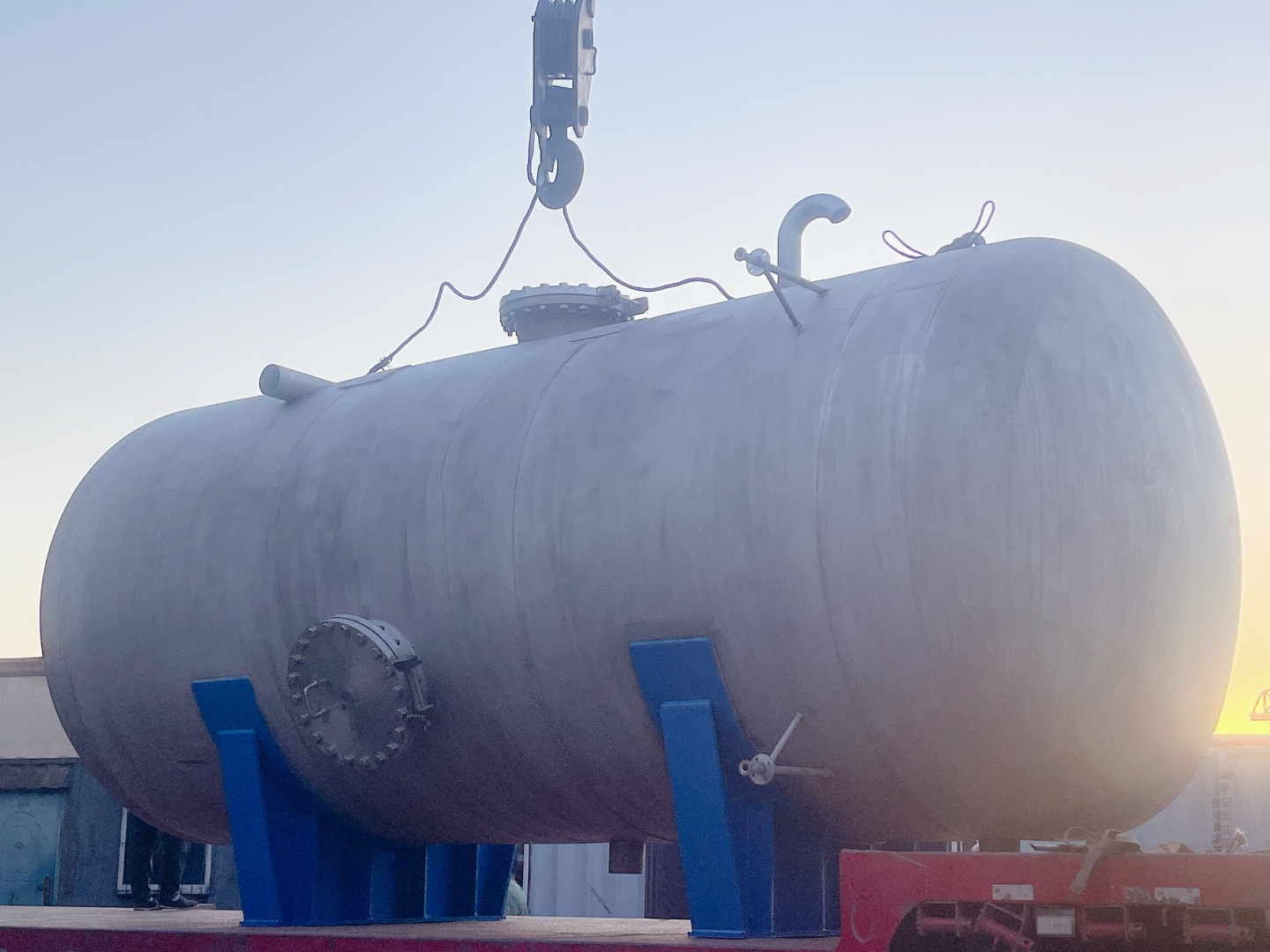 Customized Q345R Steel Lp LPG Gas Water Storage Tanks for Specific Water Requirements