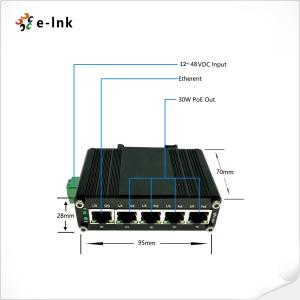 Wholesale Oem managed Din Rail Mount Industrial PoE Switch Ethernet 5 Port from china suppliers