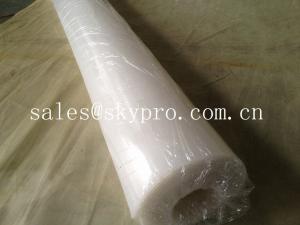 China FDA approved food grade rubber sheet roll support white / beige color. on sale