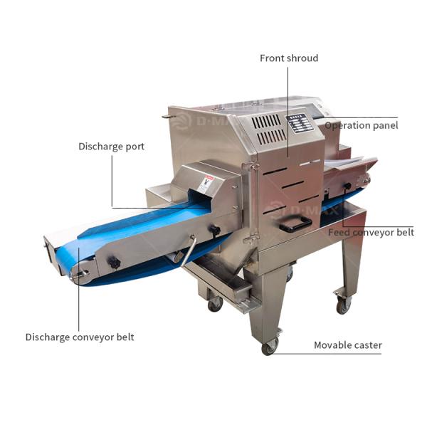 Meat Processing Equipment Cooked Meat Cutting Slicing Machine with Easy Operation