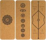 Cork Yoga Mat Sports Mat Environmental Protection With TPE Anti Slip and Sweat