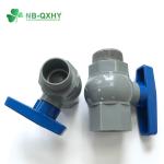 Household Usage Red Handle Plastic Ball Valve with Male Female Threaded
