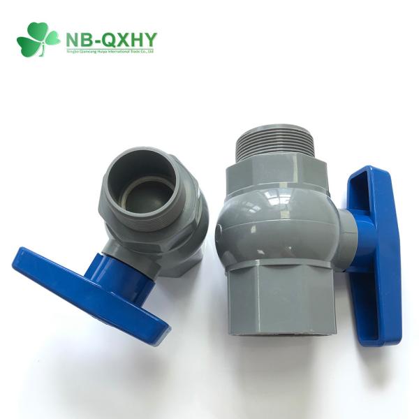 2" Male Female Threaded PVC Ball Valve for Irrigation Temperature Low Temperatur