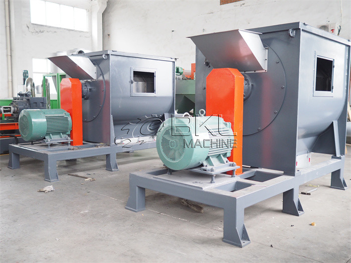 Carbon Steel Centrifugal Dryer For Plastic 55KW Plastic Washing Recycling Machine