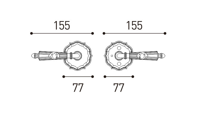Amertop Latest Design Hot Sale Reasonable Price brass Door Lock With high Quality Lock Body