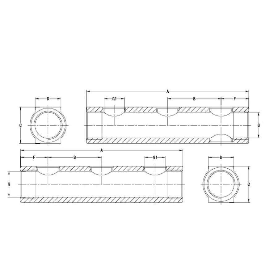 water separator SS valve 3/4"X1/2" 4 Way Brass Manifold Sand Blast 50mm Centres Distance