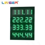 Double Sides Gas Price Led Display 888.88 X 4 Lines