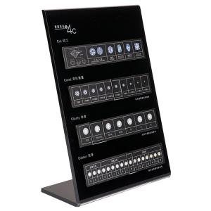 Wholesale Sturdy Portable Mm To Carat Chart , High Strength Actual Diamond Size Chart from china suppliers