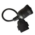 Female PA66 OBD Port Extender , Multipurpose OBD2 Extension Lead