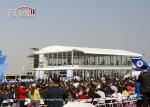 1000 People Arch Double Decker Marquee Tent With Glass For Sports Event