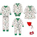 Girls Christmas Clothing Long Sleeve Baby Girl A Dress Infant Winter Clothes New